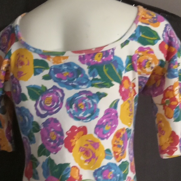 VINTAGE 80"s EXPRESS TRICOT MINI BODYCON DRESS - Picture 6 of 14